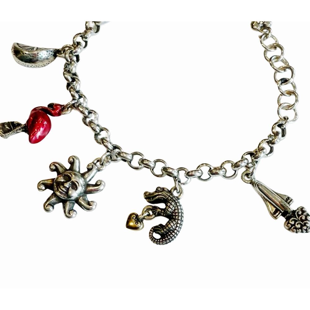 Brighton Florida State Silver Charm Bracelet - Picture 5 of 6